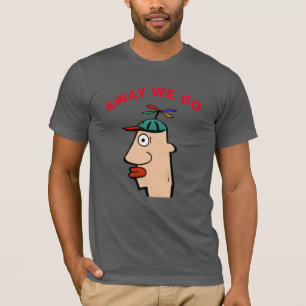 Camiseta Texto de Viagem de Cabeça Engraçado,