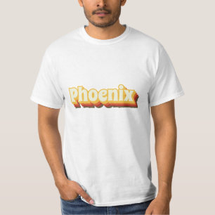 Camiseta Texto de Vintage da Phoenix