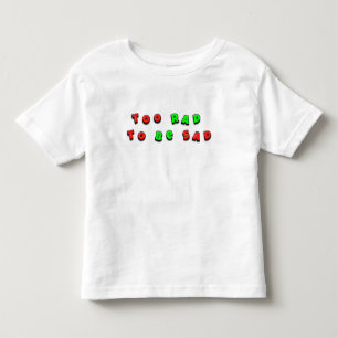 Camiseta Texto Dizendo 'Muito Radical Para Estar Triste'