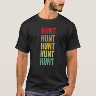 Camiseta Texto do Arco-Íris do Condado de Hunt