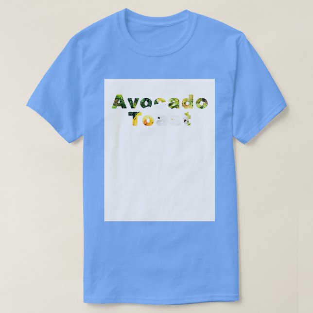 Camiseta Texto do brinde Avocado (Frente do Design)