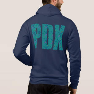 Camiseta Texto do Carpete do Aeroporto de Portland PDX