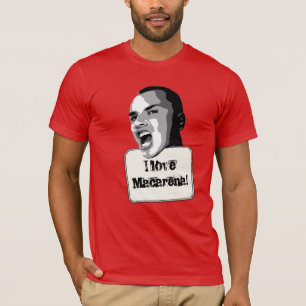 Camiseta Texto do costume do amor de Macarena