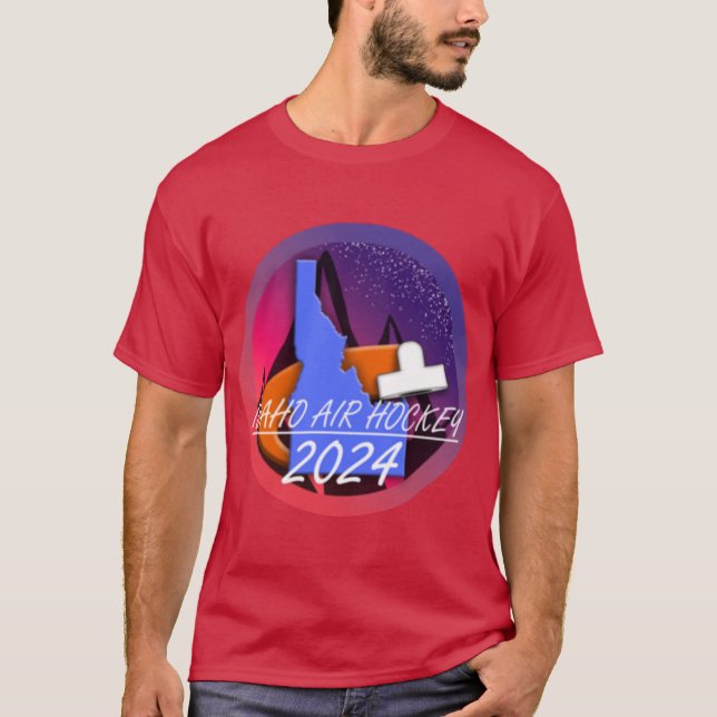 Camiseta Texto do Estado de Idaho 2024 (Frente)