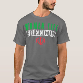 Camiseta Texto do Estilo de Vintagem da Liberdade para a Vi