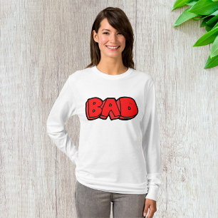 Camiseta Texto do Estilo do Grafite Vermelho Nulo