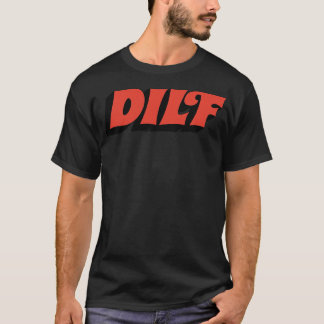 Camiseta Texto do Estilo Retro DILF Design 4