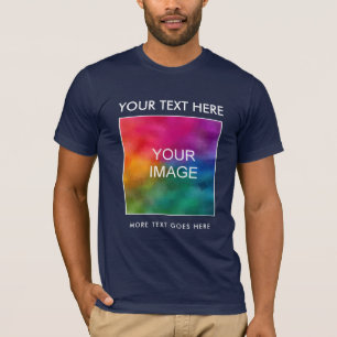Camiseta Texto do logotipo com adição personalizada de imag
