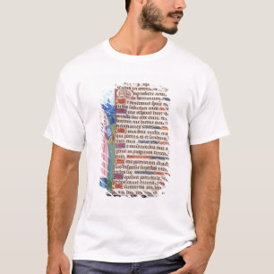 Camiseta Texto do Magnificat com um retrato de