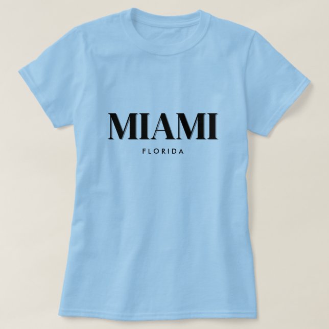 Camiseta Texto do Nome do Local da Cidade Personalizada (Frente do Design)