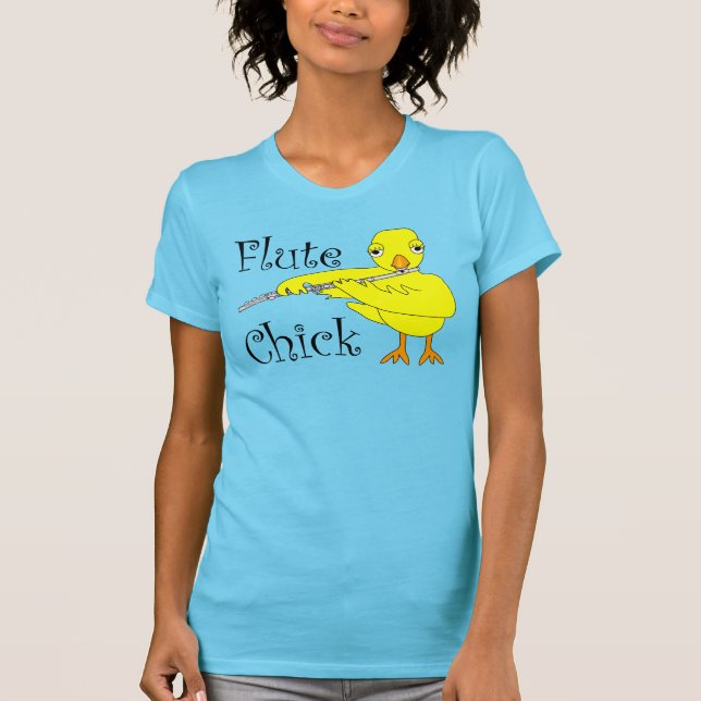 Camiseta Texto do Pintinho de Fluxo (Frente)