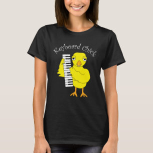 Camiseta Texto do Pintinho do teclado
