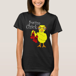 Camiseta Texto do Pintinho natação