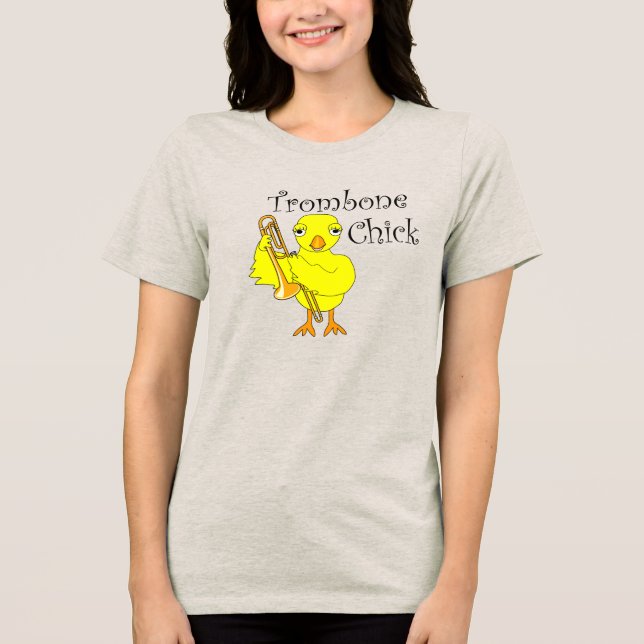 Camiseta Texto do Pintinho Trombone (Frente)
