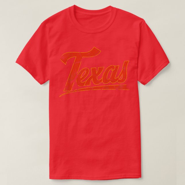 Camiseta Texto do Texas Vintage (Frente do Design)