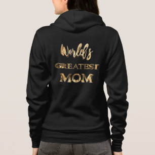 Camiseta Texto Dourado Elegante da Mãe do Mundo