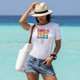 Camiseta Texto e cores personalizáveis do Trip 2023 da garo