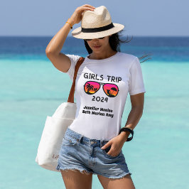 Camiseta Texto e cores personalizáveis do Trip 2024 da garo