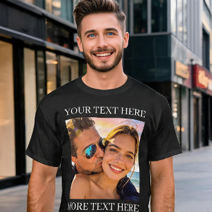 Camiseta Texto e Foto Personalizados