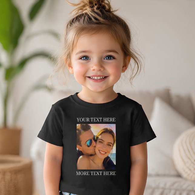Camiseta Texto e Foto Personalizados (Criador carregado)