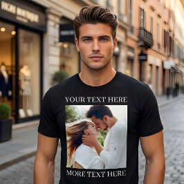 Camiseta Texto e Foto Personalizados