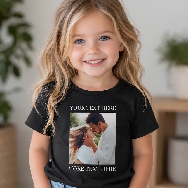 Camiseta Texto e Foto Personalizados (Criador carregado)