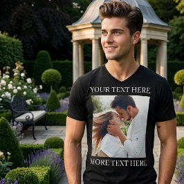 Camiseta Texto e Foto Personalizados