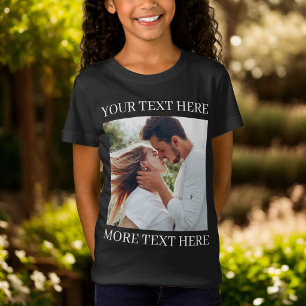Camiseta Texto e Foto Personalizados