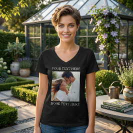 Camiseta Texto e Foto Personalizados