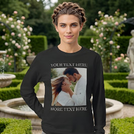 Camiseta Texto e Foto Personalizados