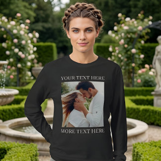Camiseta Texto e Foto Personalizados