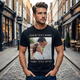 Camiseta Texto e Foto Personalizados