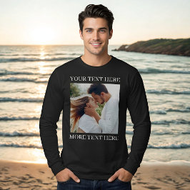 Camiseta Texto e Foto Personalizados