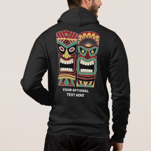 Camiseta Texto e nome personalizados do Tiki Totems legal