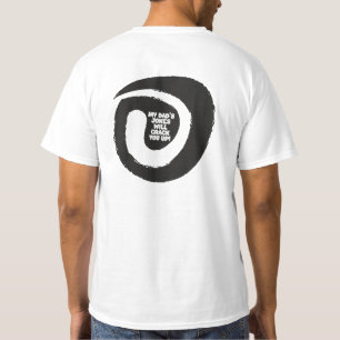 Camiseta Texto Elegante Que Meus Piadas Pais Irão Quebrá-Lo