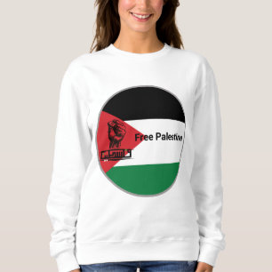 Camiseta Texto em árabe FREE Palestine