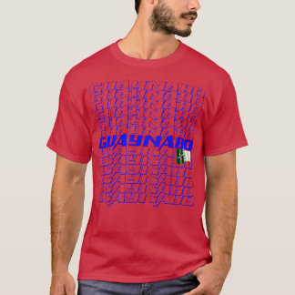 Camiseta Texto em Cascata de Guaynabo