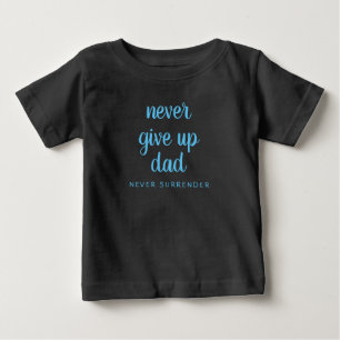 Camiseta Texto Engraçado Personalizado Nunca Desista Papai 