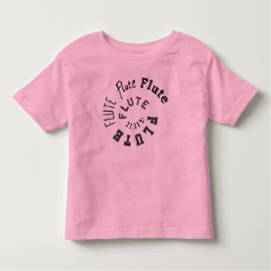 Camiseta Texto Espiral Fluto