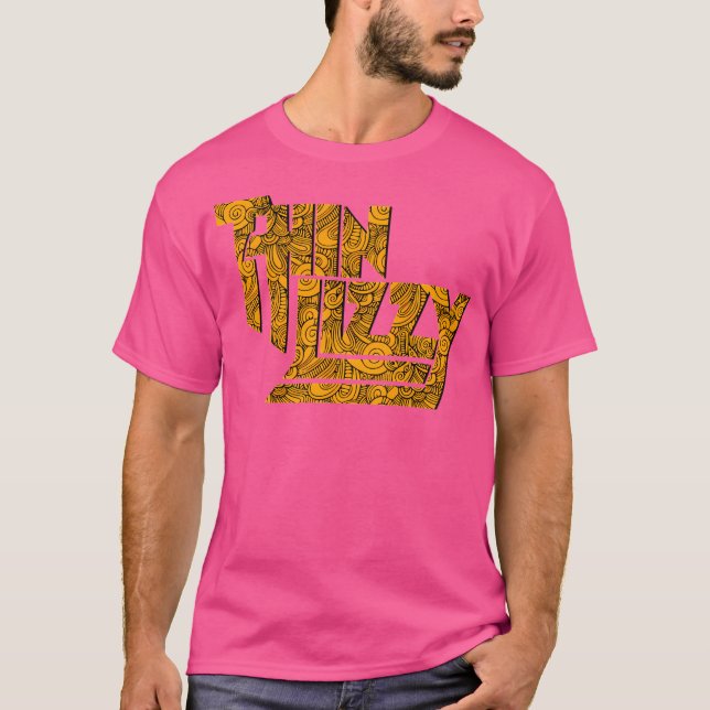 Camiseta Texto Fino Lizzy (Frente)