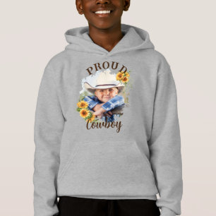Camiseta Texto Fotográfico personalizado de cowboy Destaque