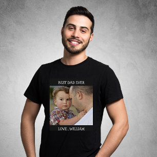 Camiseta Texto Fotográfico personalizado do melhor Dia de 