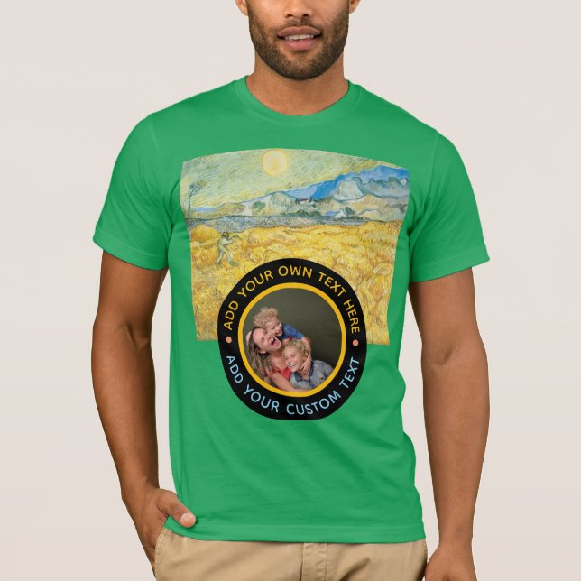 Camiseta Texto Fotográfico personalizado - Feriado de Natal (Frente)