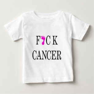 Camiseta texto macio do cancer do f*ck