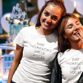 Camiseta Texto Minimalista Nome do Bebê