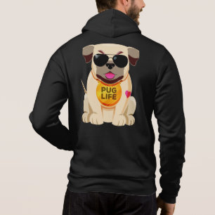 Camiseta Texto / nome personalizado do Pug Life