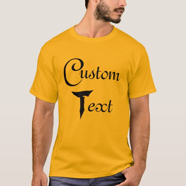 Camiseta texto personalizado (Frente)