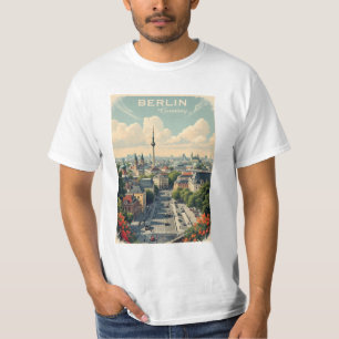 Camiseta Texto Personalizado Berlim, Alemanha