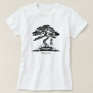 Camiseta Texto Personalizado Bonsai