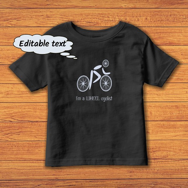 Camiseta Texto personalizado de ciclista engraçada (Criador carregado)